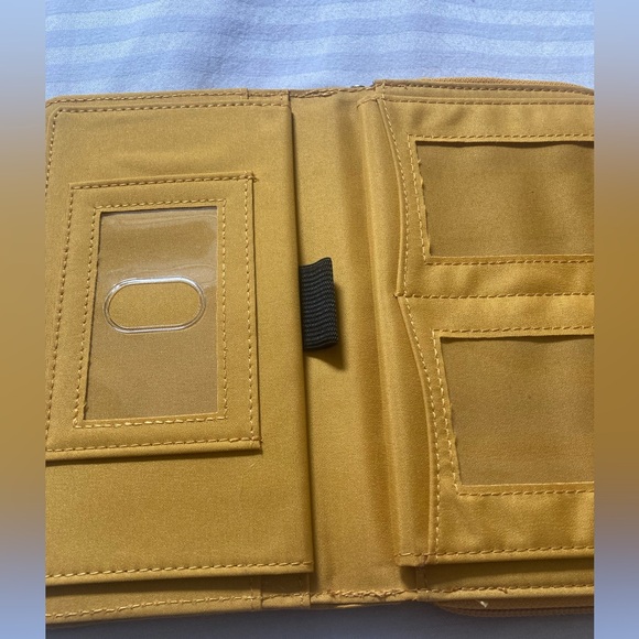 Yellow Leather Women's Wallet - Safe Keeper Wallet - Picture 10 of 16